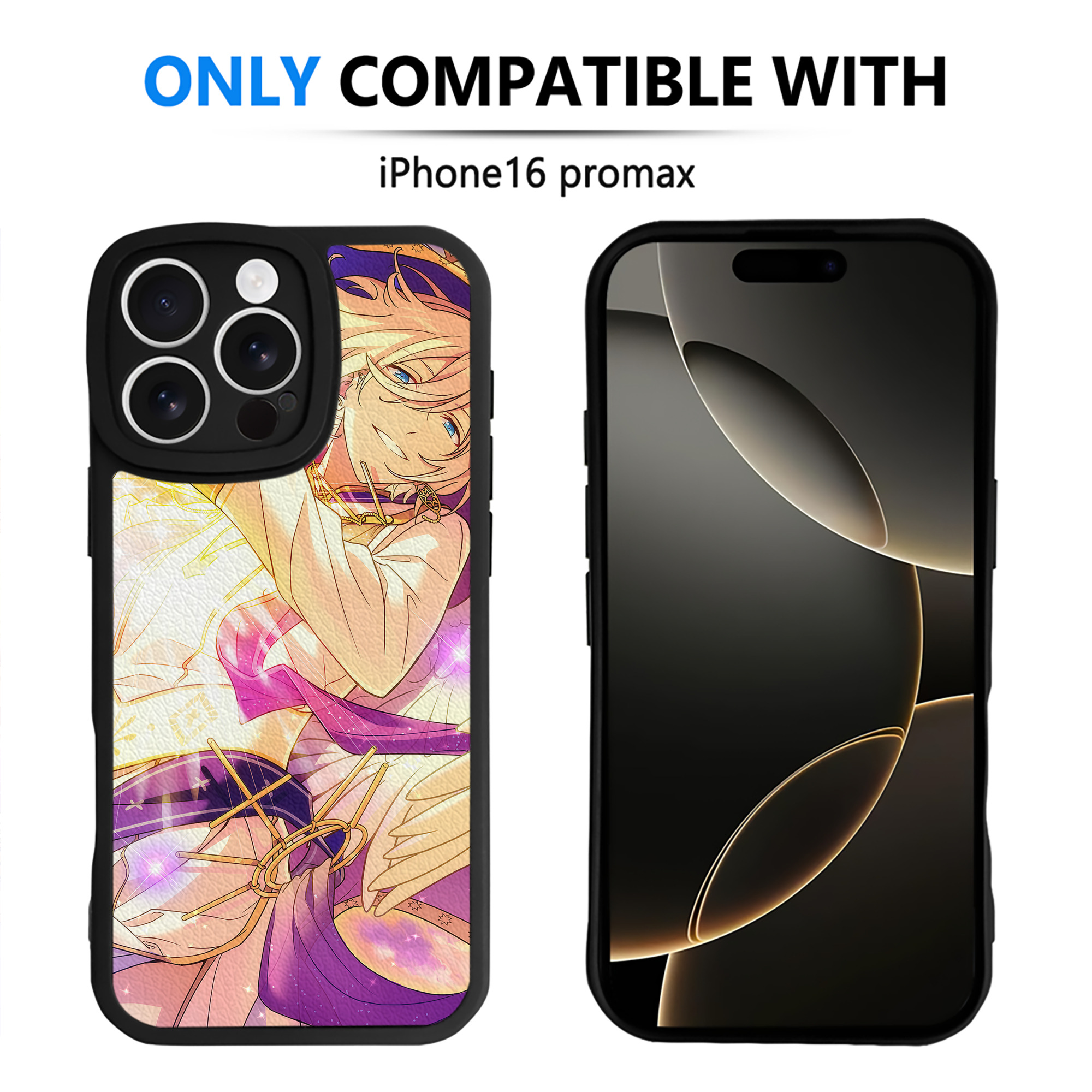 （画像用） あんさんぶるスターズ! Ensemble Stars 【iPhone 16シリーズ対応】シリコンスマホケース（レザー調） 材質：シリコン